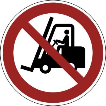 SIG-1230-AL Für Flurförderzeuge verboten Schild